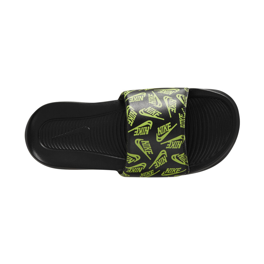 Sandales Nike Victori One noir vert