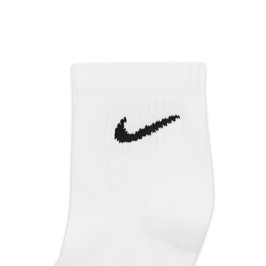 Lot 3 paires chaussettes entraînement Nike Everyday blanc