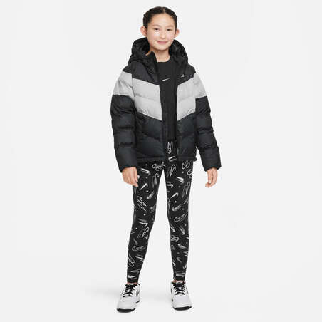Doudoune junior Nike noir gris