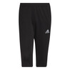 Pantalon survêtement 3/4 adidas noir blanc