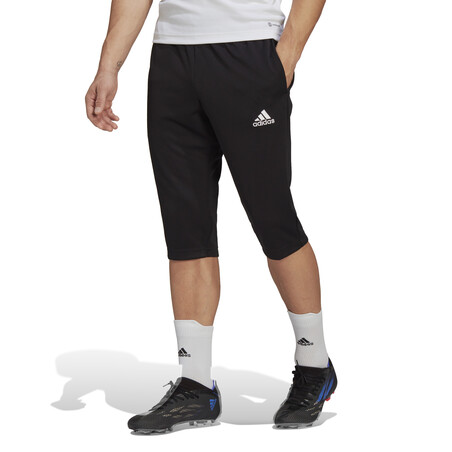 Pantalon survêtement 3/4 adidas noir blanc