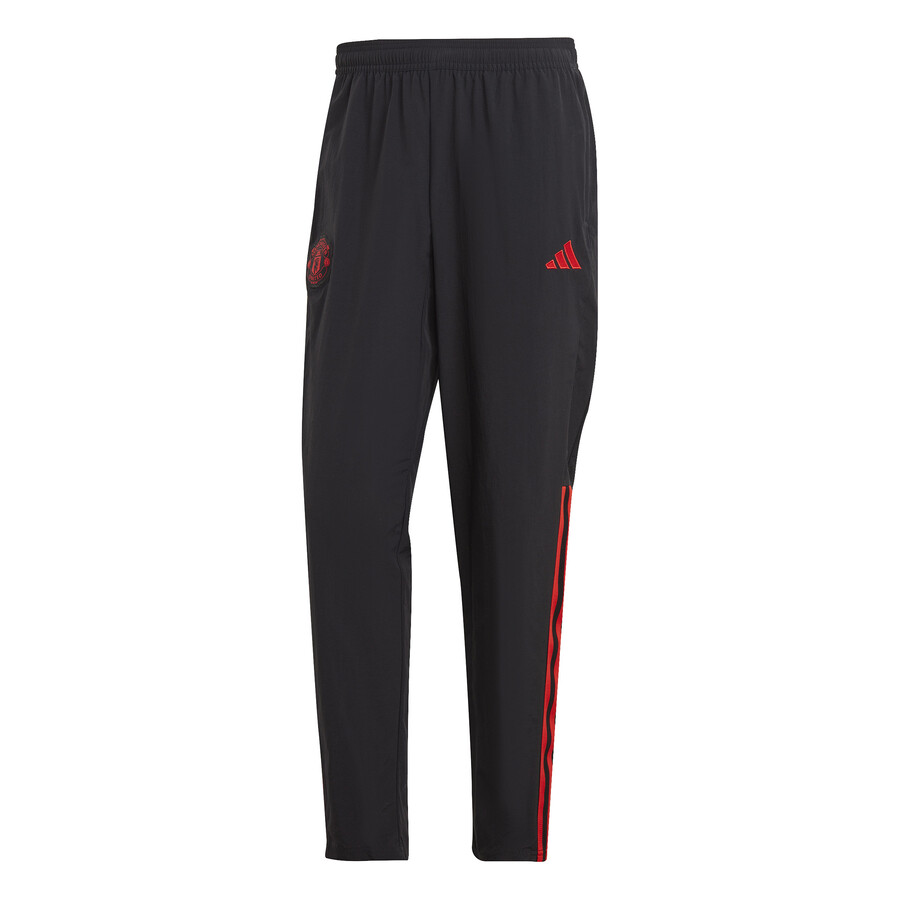 Pantalon survêtement Manchester United woven noir rouge 2023/24