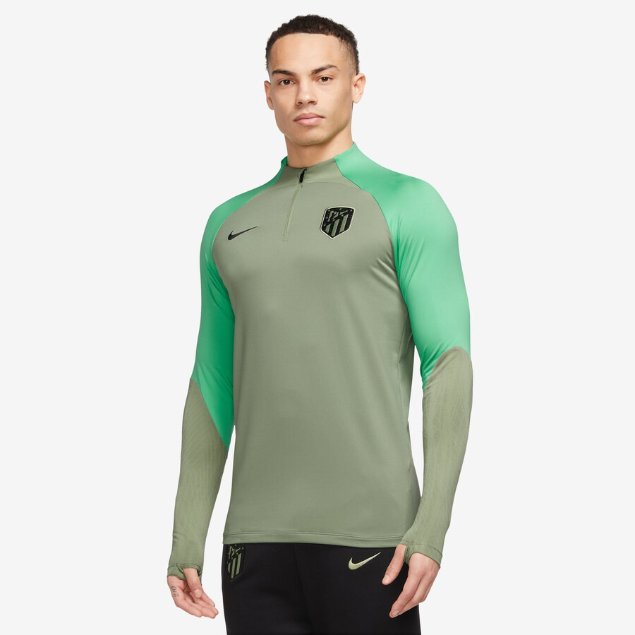 Sweat zippé Atlético Madrid Strike vert 2023/24