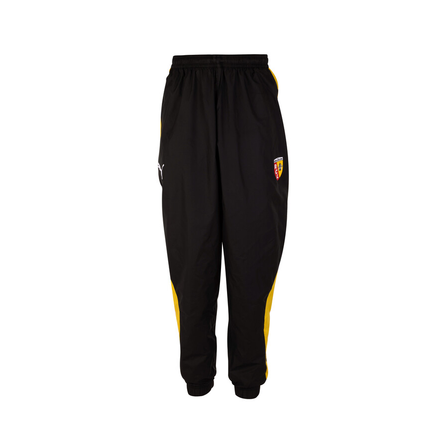 Pantalon survêtement RC Lens woven noir jaune 2023/24