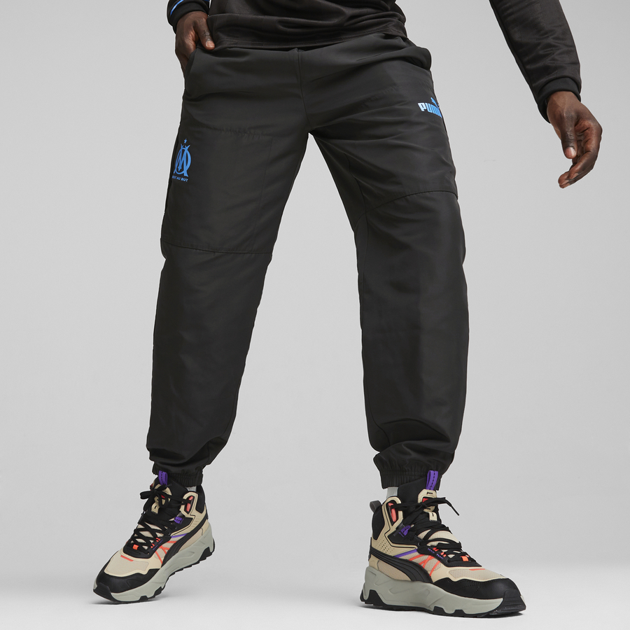 Pantalon survêtement OM FtblStatement woven noir bleu 2023/24