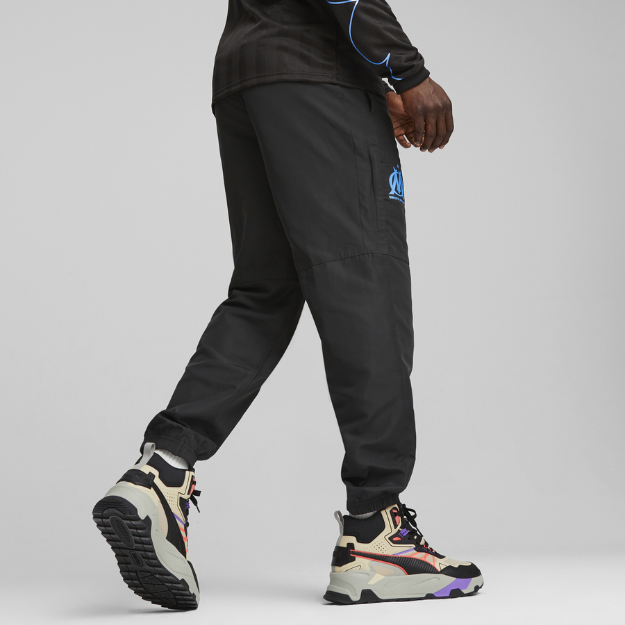 Pantalon survêtement OM FtblStatement woven noir bleu 2023/24