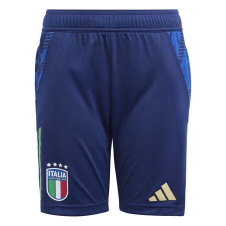Short entraînement junior Italie bleu foncé 2024