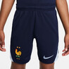 Short entraînement junior Equipe de France bleu foncé 2024
