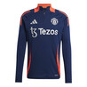 Sweat zippé Manchester United bleu orange 2024/25