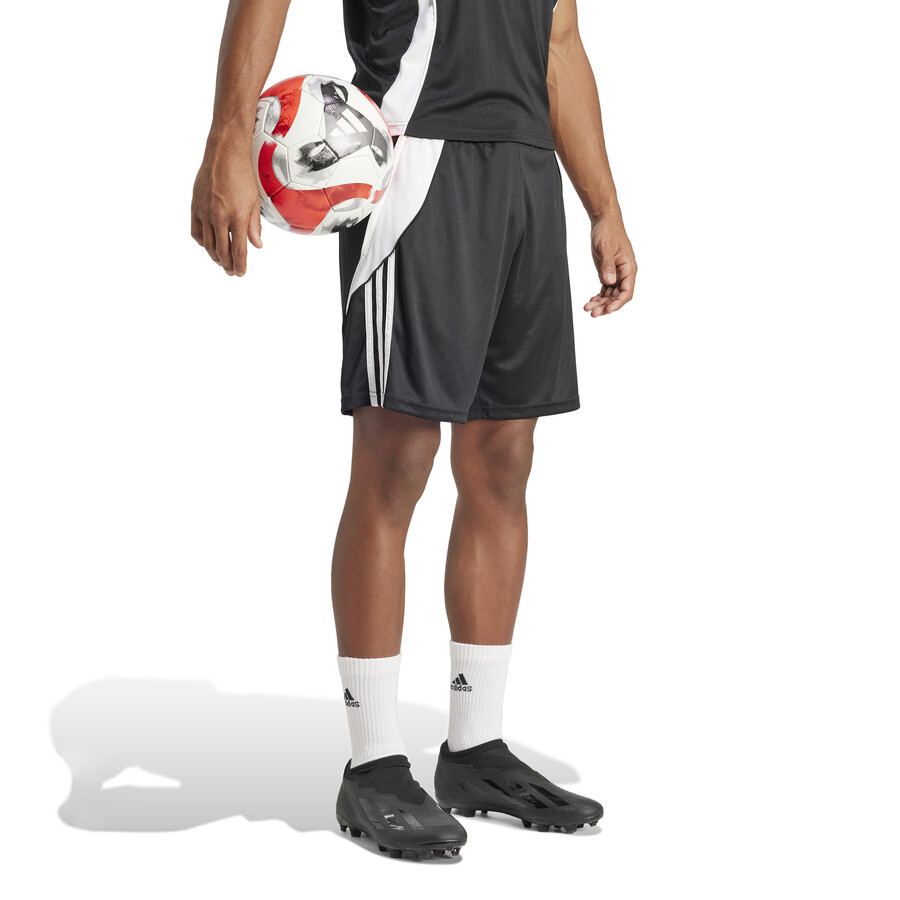 Short entraînement adidas Tiro24 noir blanc