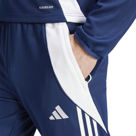 Pantalon survêtement adidas Tiro24 bleu foncé