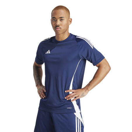 Maillot entraînement adidas Tiro24 bleu foncé