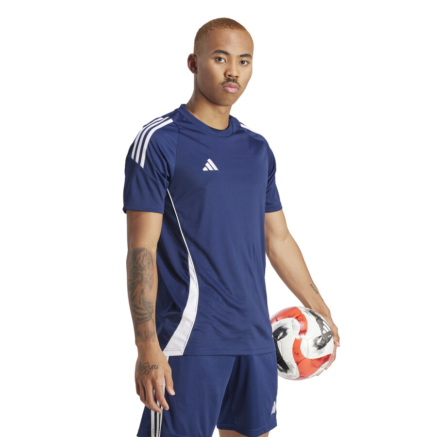 Maillot entraînement adidas Tiro24 bleu foncé