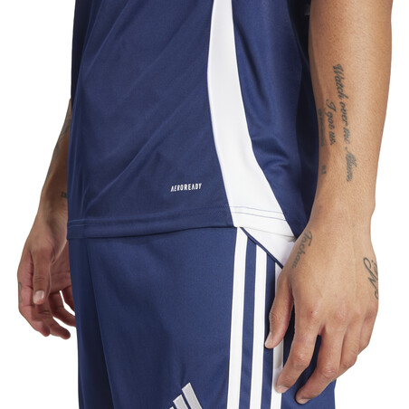 Maillot entraînement adidas Tiro24 bleu foncé
