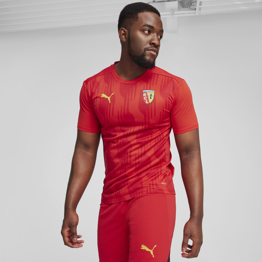 Maillot avant match RC Lens rouge 2024/25