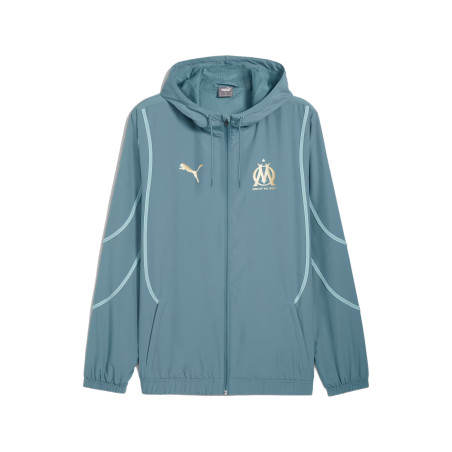 Veste avant match OM bleu 2024/25