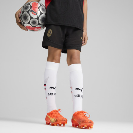 Short entraînement junior Milan AC noir or 2024/25