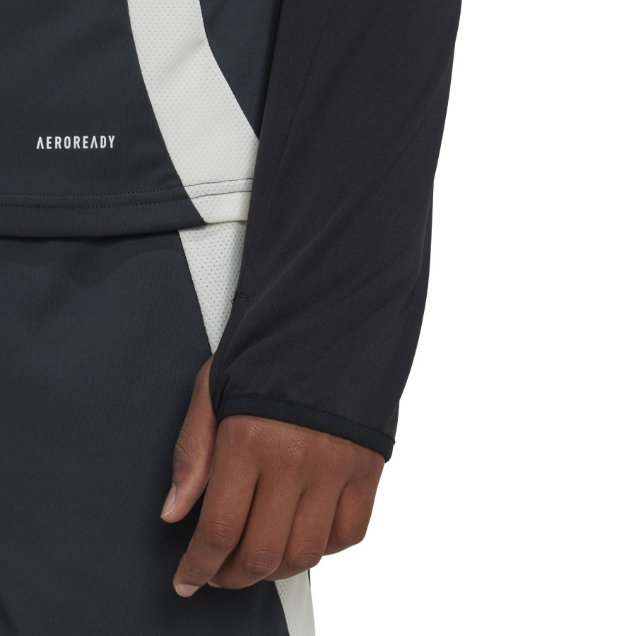 Sweat zippé junior Manchester United gris rouge 2024/25