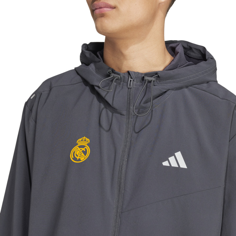 Veste survêtement Real Madrid gris 2024/25