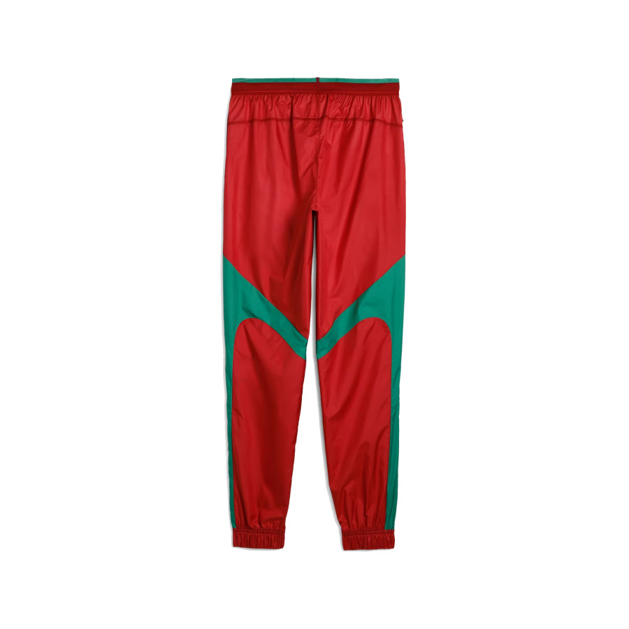 Pantalon survêtement avant match Maroc woven rouge vert 2025
