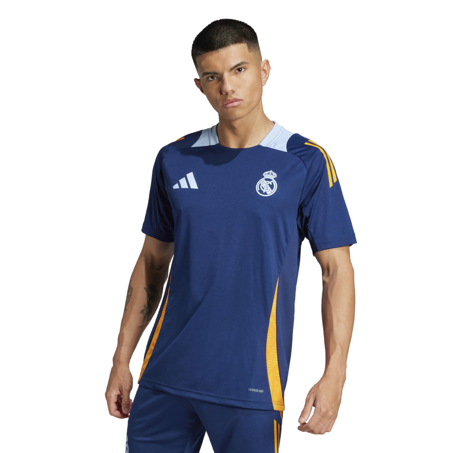 Maillot entraînement Real Madrid bleu jaune 2024/25