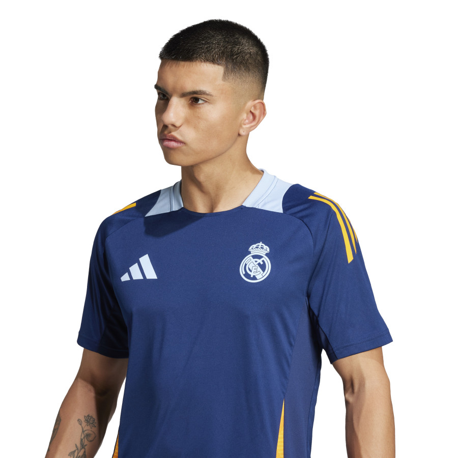 Maillot entraînement Real Madrid bleu jaune 2024/25