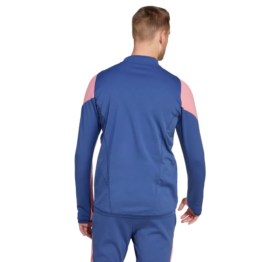 Sweat zippé OL bleu rose 2023/24