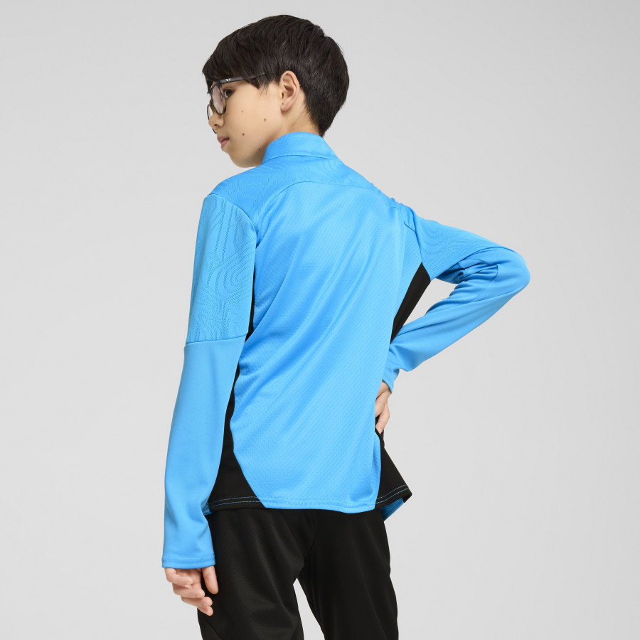 Sweat zippé junior OM bleu noir 2024/25