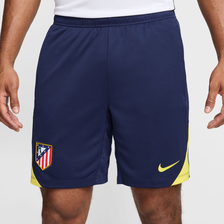 Short entraînement Atlético Madrid Strike bleu jaune