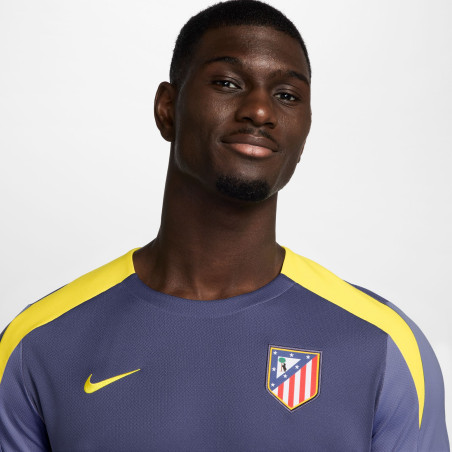Maillot entraînement Atlético Madrid Strike violet jaune