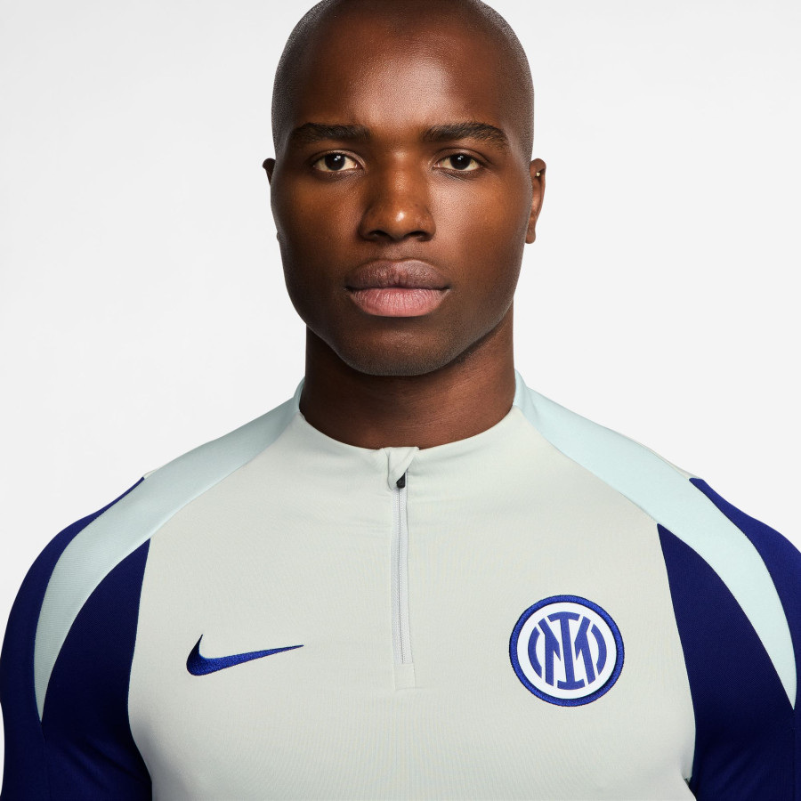 Sweat zippé Inter Milan Strike bleu