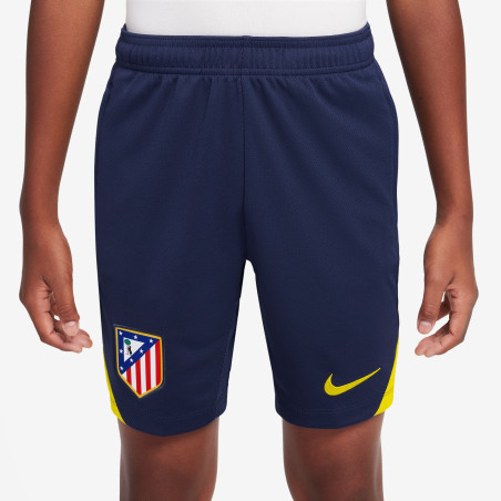 Short entraînement junior Atlético Madrid Strike bleu jaune