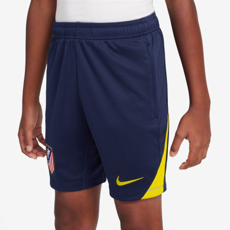 Short entraînement junior Atlético Madrid Strike bleu jaune