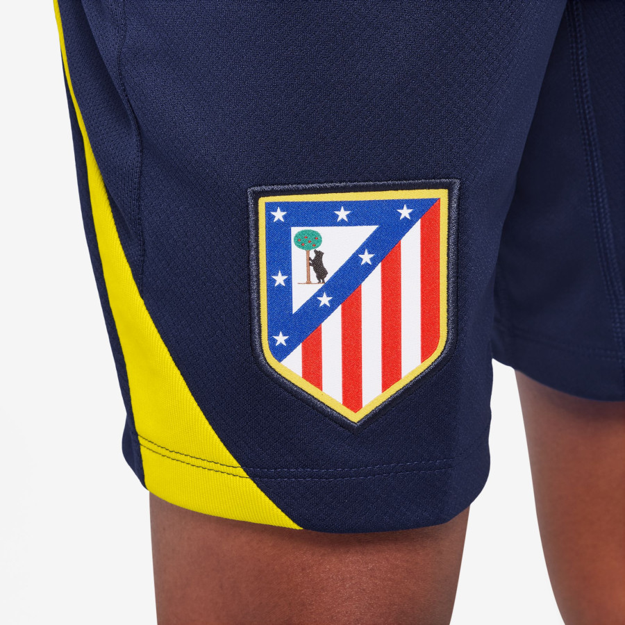 Short entraînement junior Atlético Madrid Strike bleu jaune