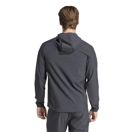 Veste survêtement à capuche Bayern Munich woven noir