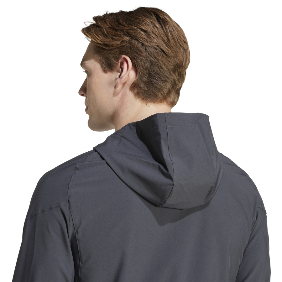 Veste survêtement à capuche Bayern Munich woven noir