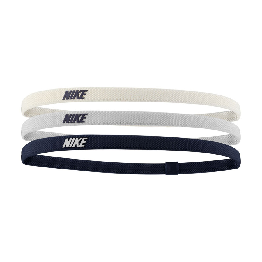 Pack 3 bandeaux élastiques Nike noir gris blanc
