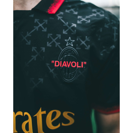 Maillot Milan AC x Off-White authentique ÉDITION LIMITÉE