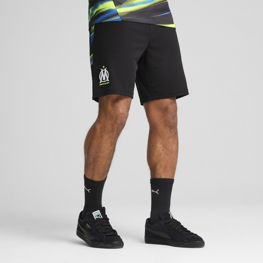 Short OM Faster bleu jaune