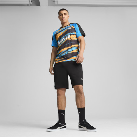 Short OM Faster bleu orange