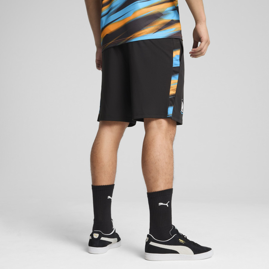 Short OM Faster bleu orange