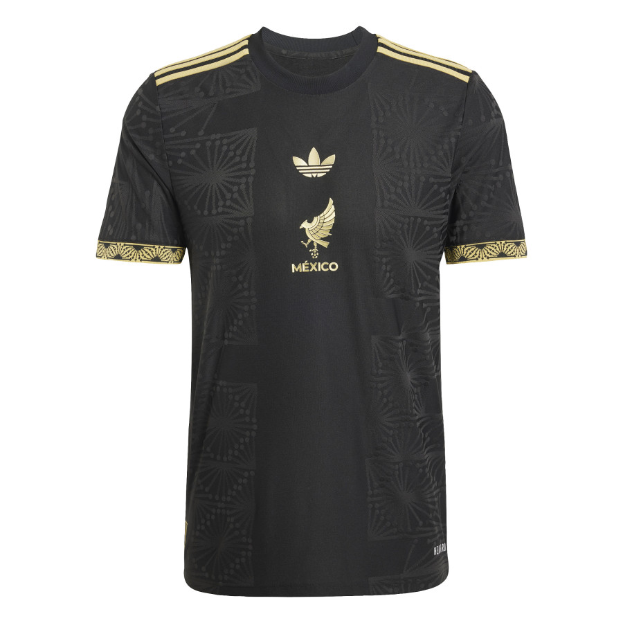 Maillot Mexique authentique noir or 2025