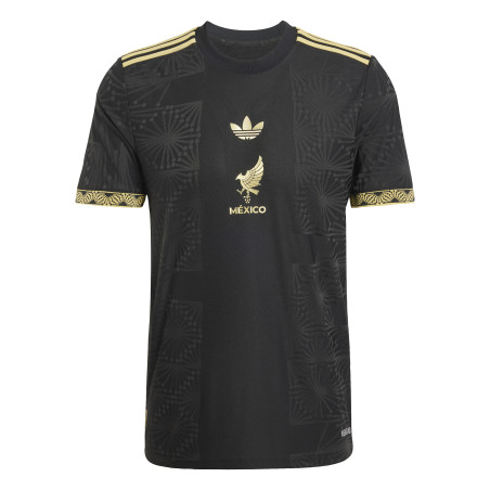 Maillot Mexique authentique noir or 2025