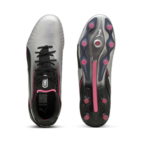 Puma King Ultimate FG/AG gris rose