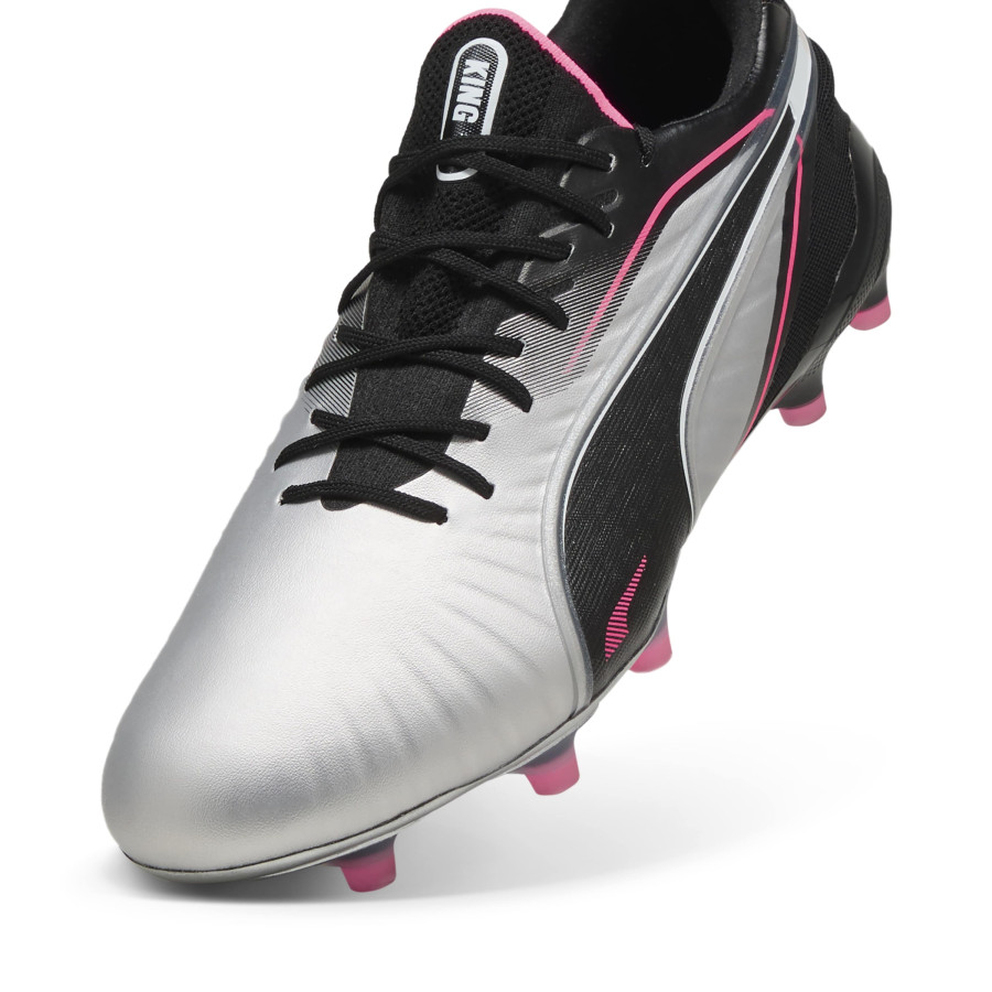 Puma King Ultimate FG/AG gris rose