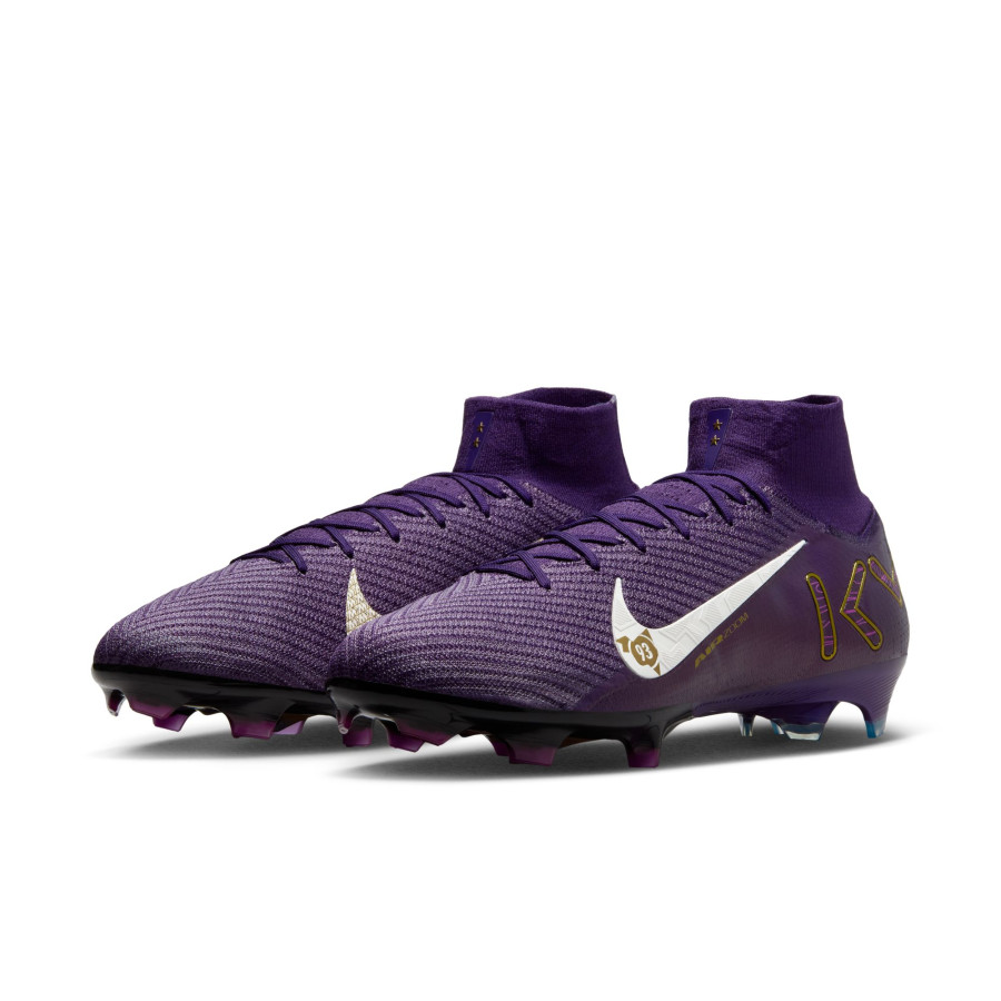 Nike Air Zoom Mercurial Superfly 10 Elite Mbappé FG violet or