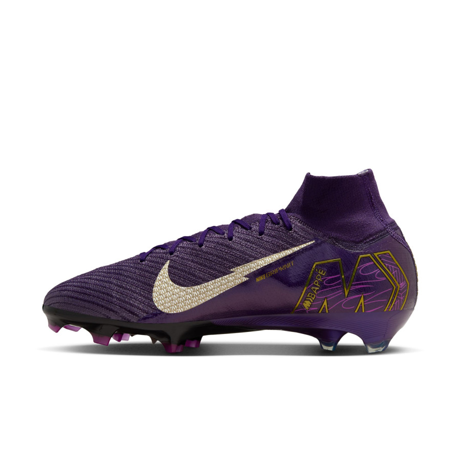 Nike Air Zoom Mercurial Superfly 10 Elite Mbappé FG violet or
