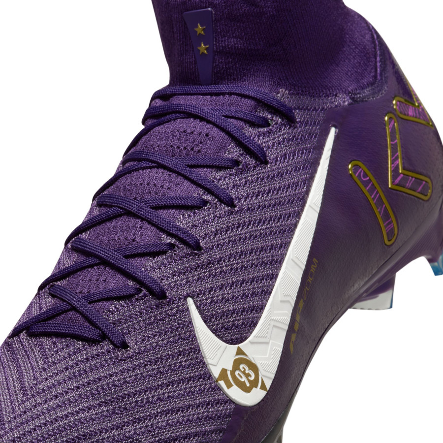 Nike Air Zoom Mercurial Superfly 10 Elite Mbappé FG violet or