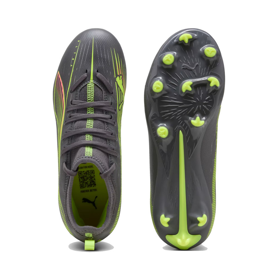 Puma Ultra 5 Match junior FG/AG gris vert