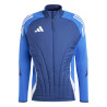 Sweat zippé à cagoule adidas Tiro24 Winter bleu
